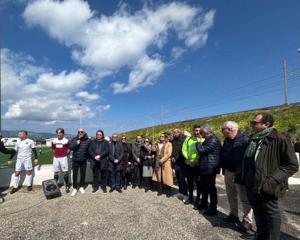 inaugurazione campo catona pietro reitano