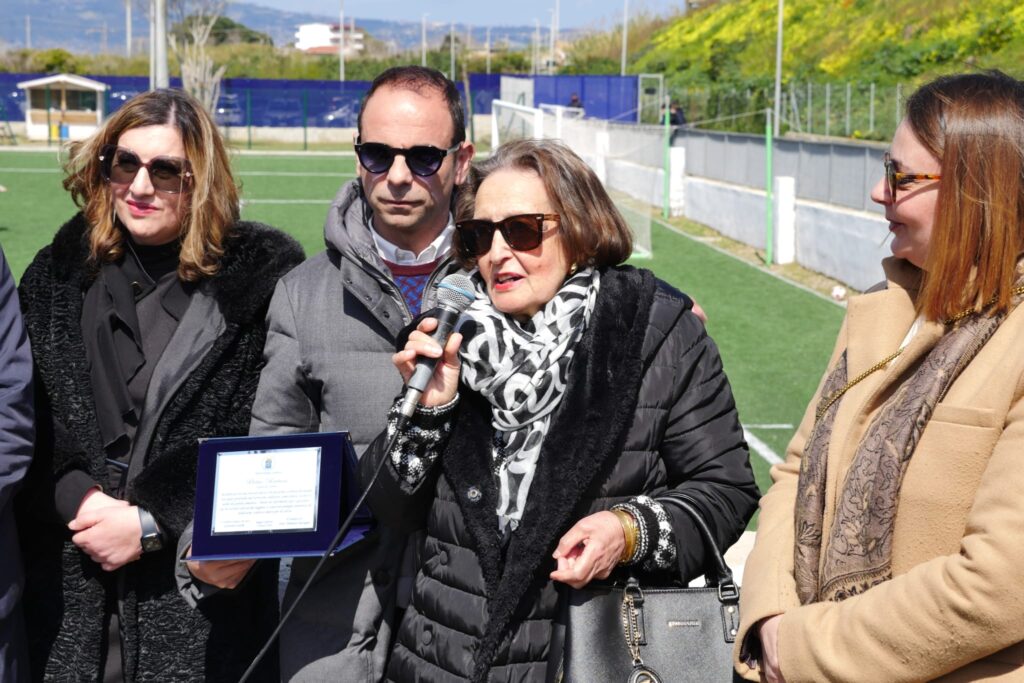 inaugurazione campo catona pietro reitano