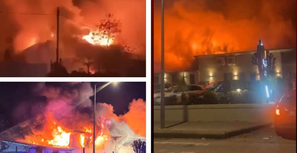 incendio sunset palmi