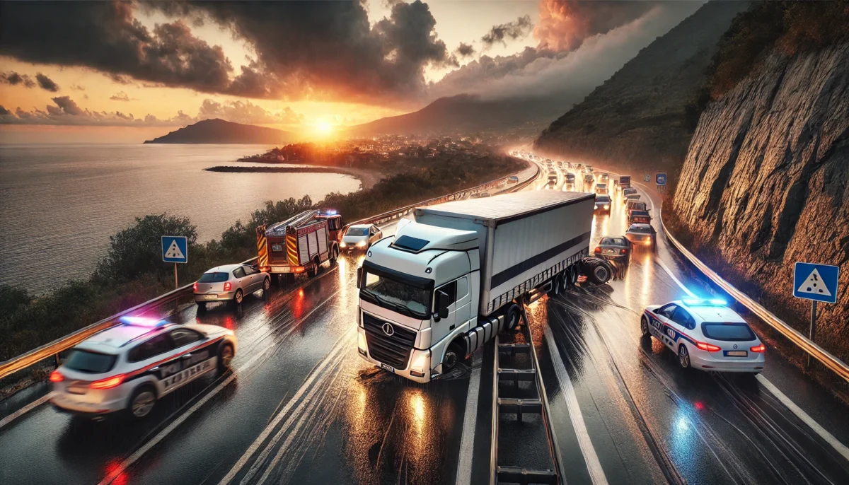 Messina: camion di traverso in autostrada: traffico paralizzato tra ...