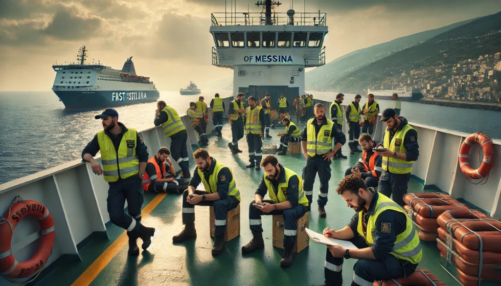lavoratori trasporti stretto Messina