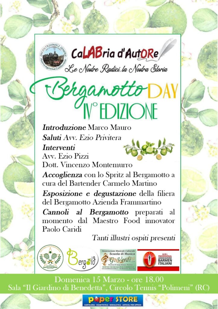 locandina bergamotto day al circolo del tennis