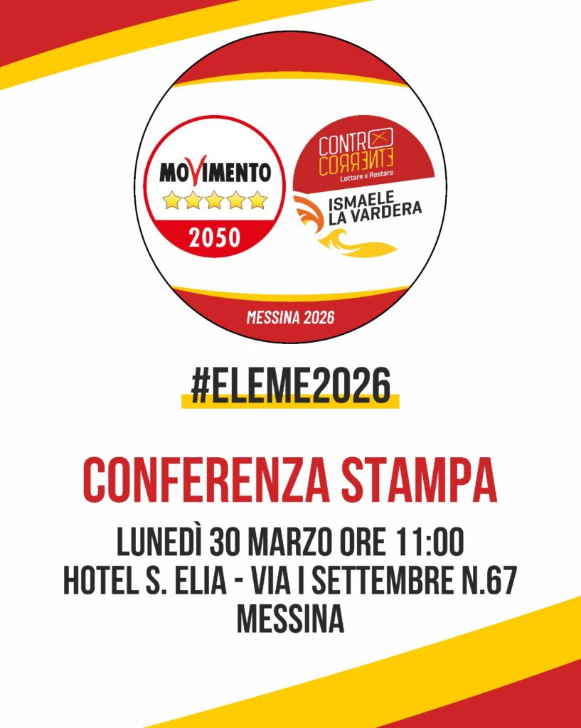 locandina conferenza m5s e controcorrente