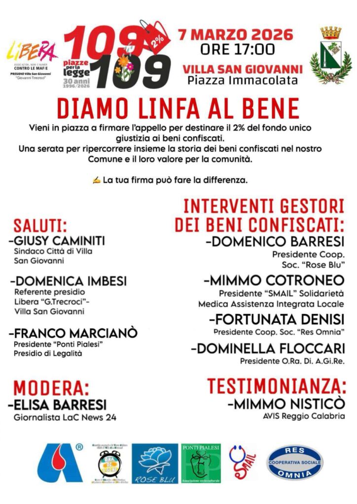 locandina evento villa san giovanni