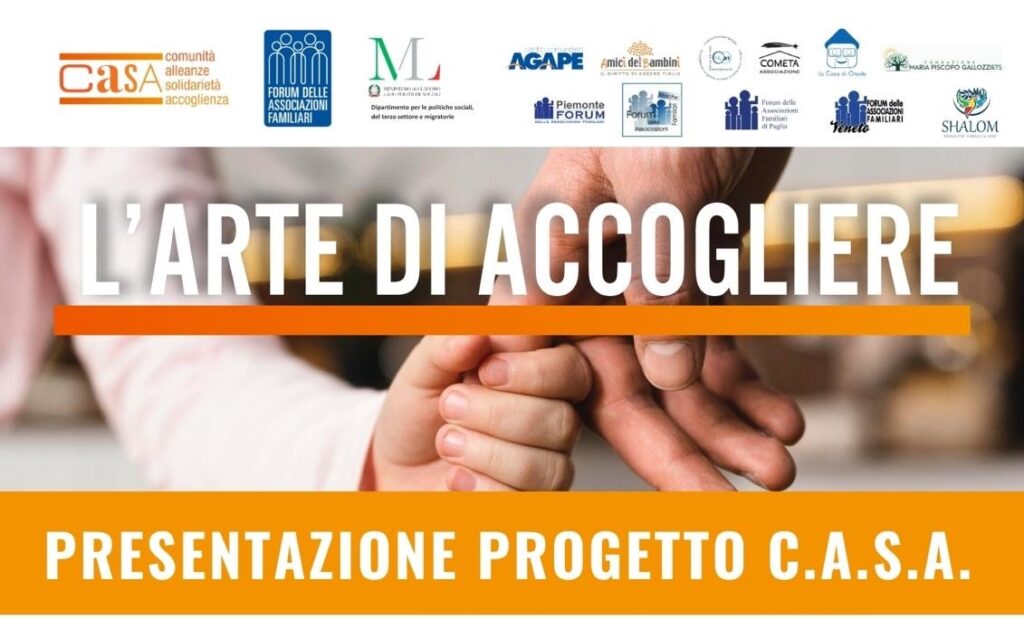 locandina progetto l'arte di accogliere