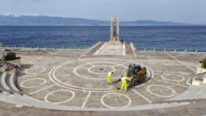 lungomare ripulito dopo il maltempo
