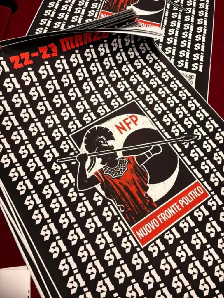 manifesti sì al referendum di nfp