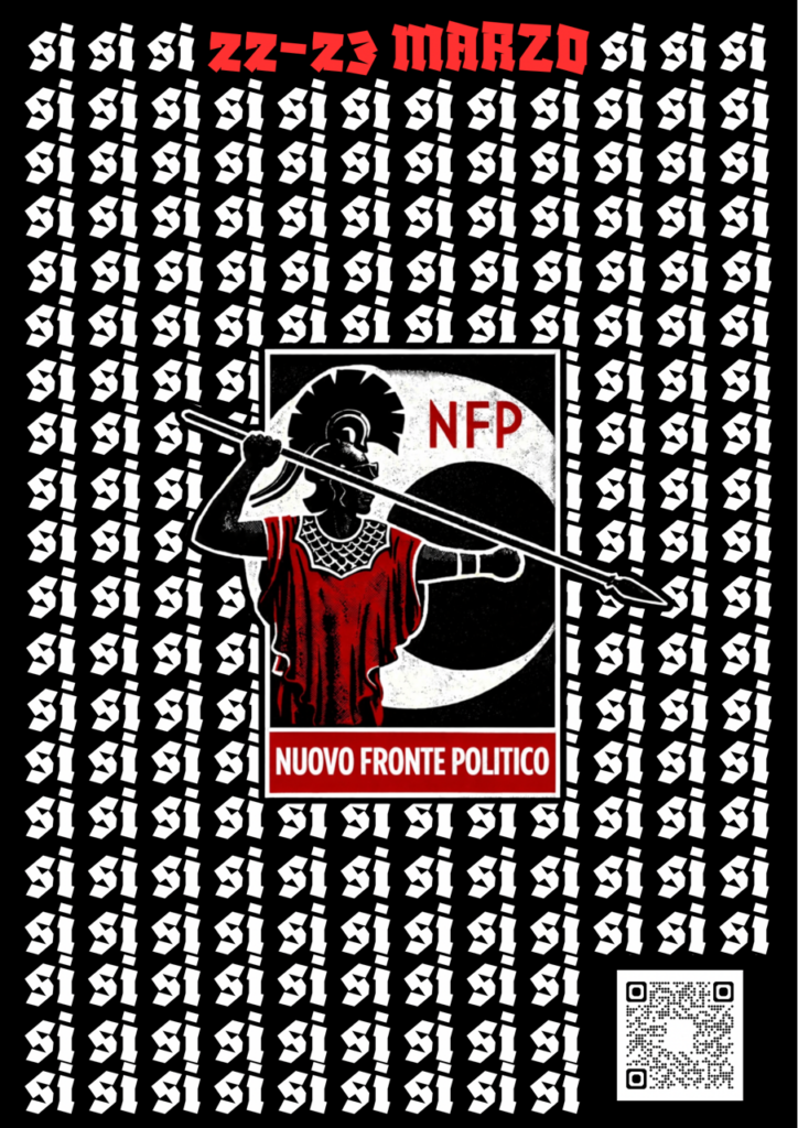 manifesti sì al referendum di nfp