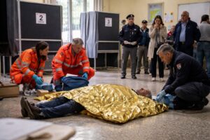 muore al seggio durante il referendum