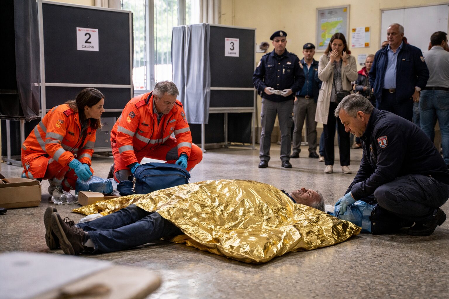 muore al seggio durante il referendum
