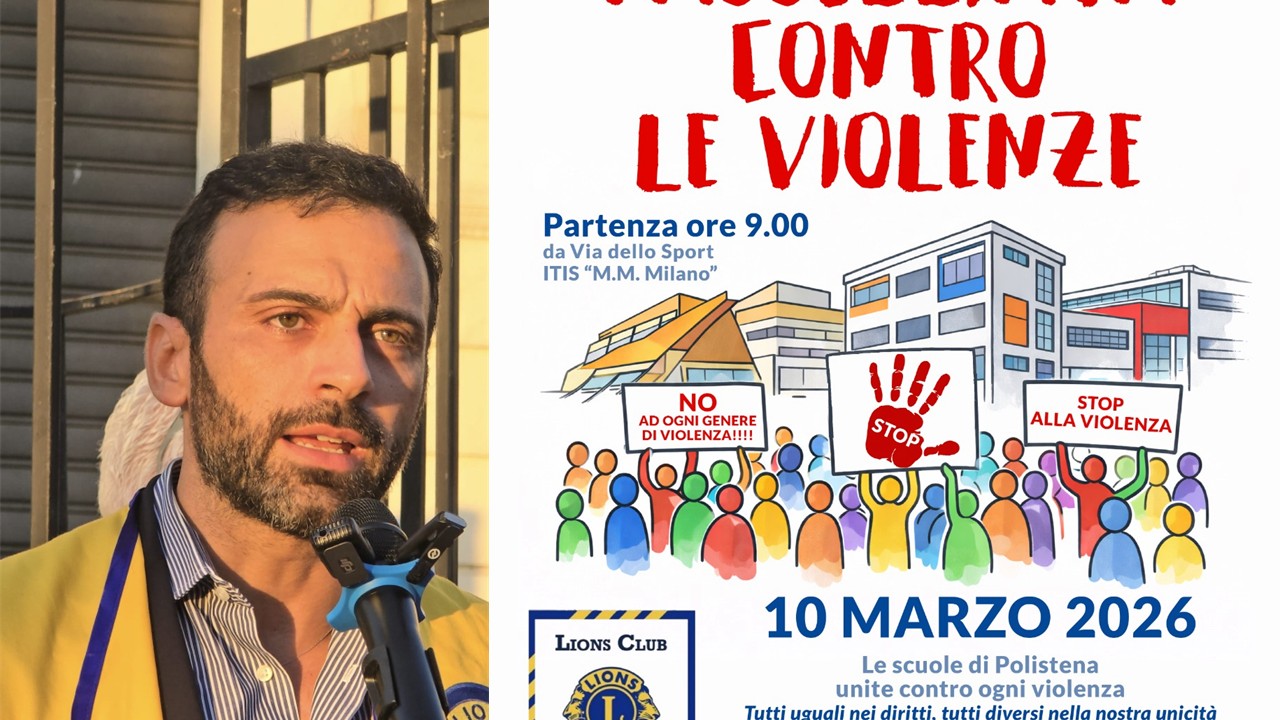 passeggiata contro le violenze lions club polistena brutium