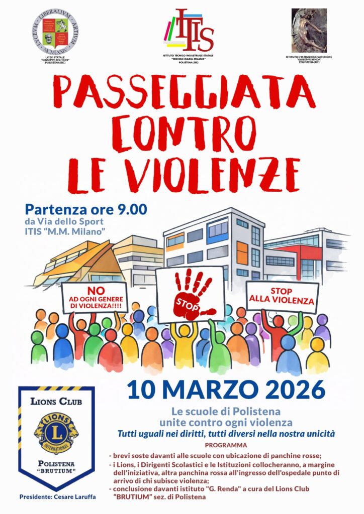passeggiata contro le violenze polistena