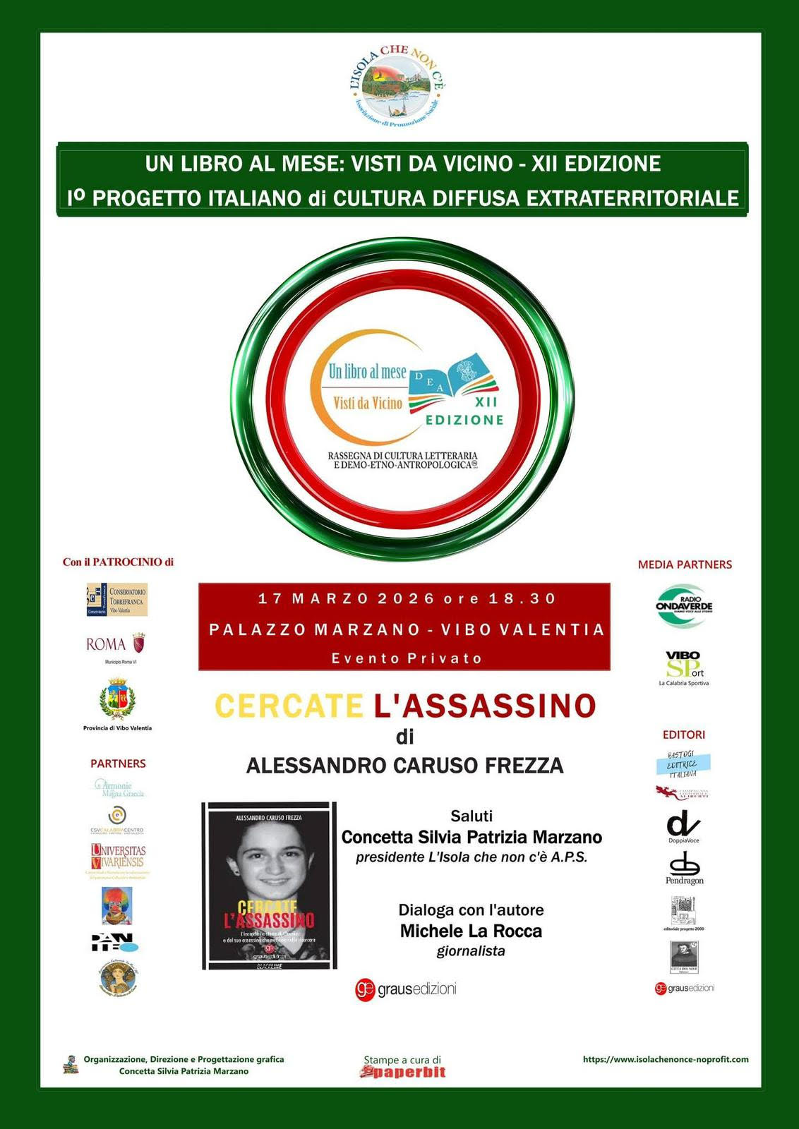 presentazione libro cercate l'assassino