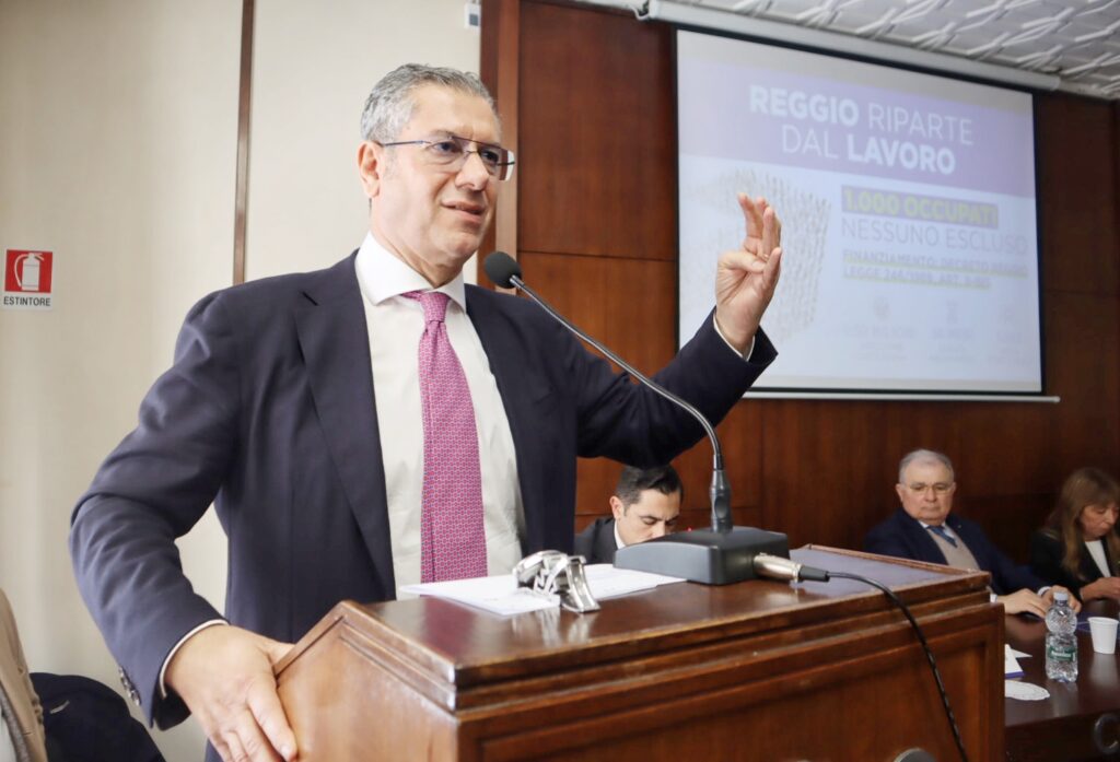 presentazione progetto 1.000 occupati nessuno escluso scopelliti