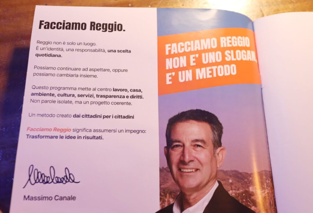programma elettorale Massimo Canale