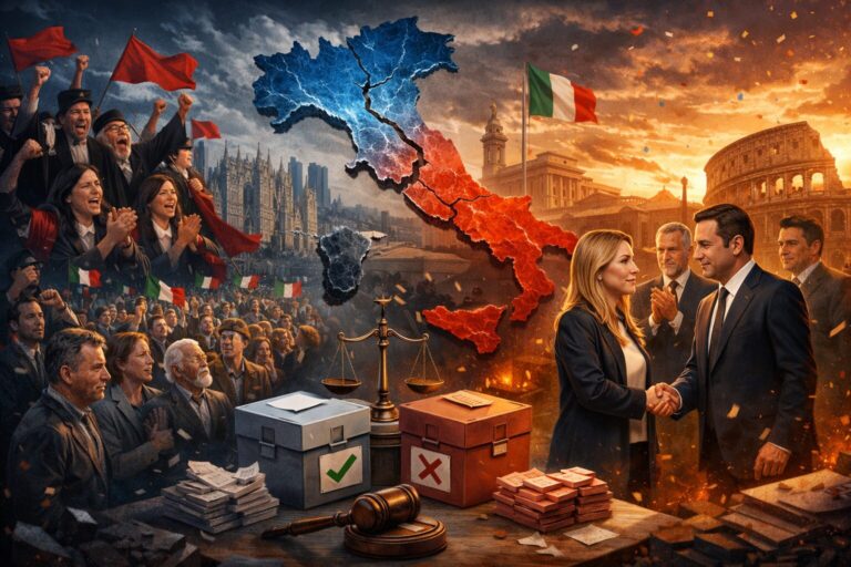 Le lezioni del Referendum: 13,1 milioni di “indagati e deviati” con un Governo “fascista e autoritario” che perde le elezioni e accetta la sconfitta con eleganza e serenità