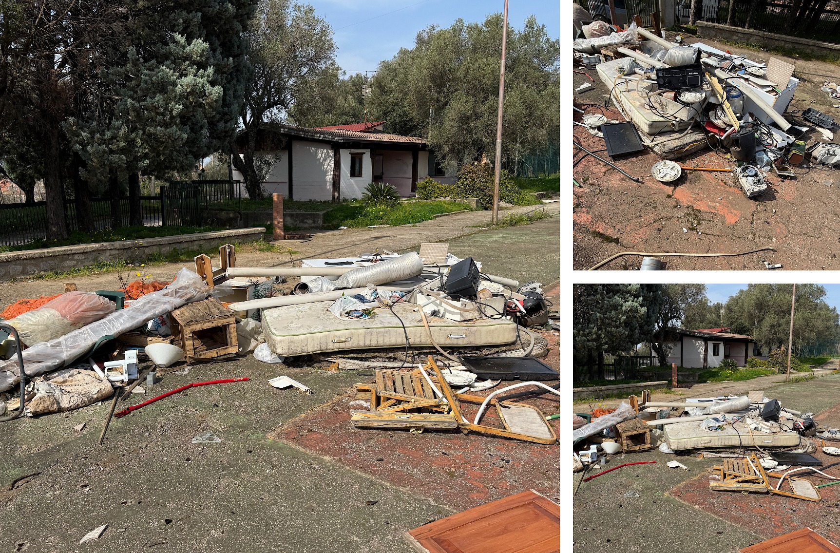 rifiuti campo da calcio tritanti a maropati