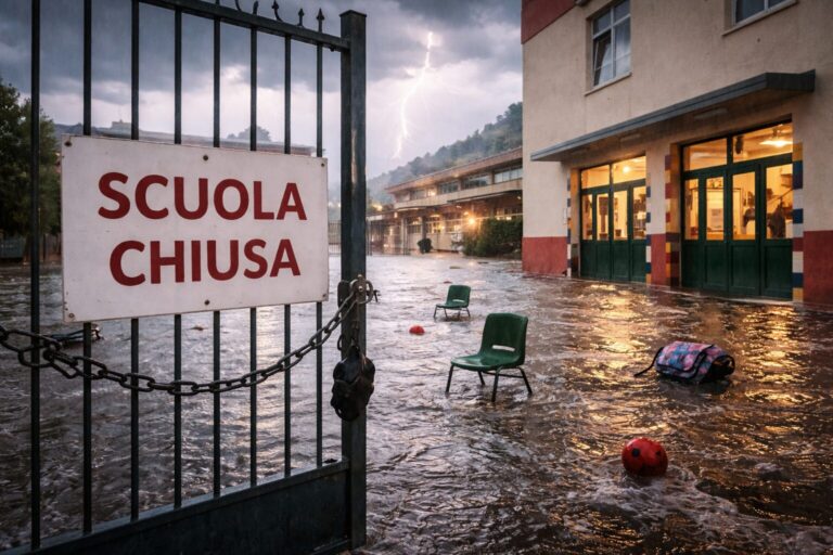 scuole chiuse maltempo