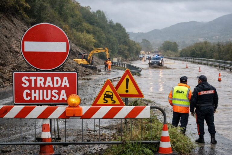 strade chiuse maltempo