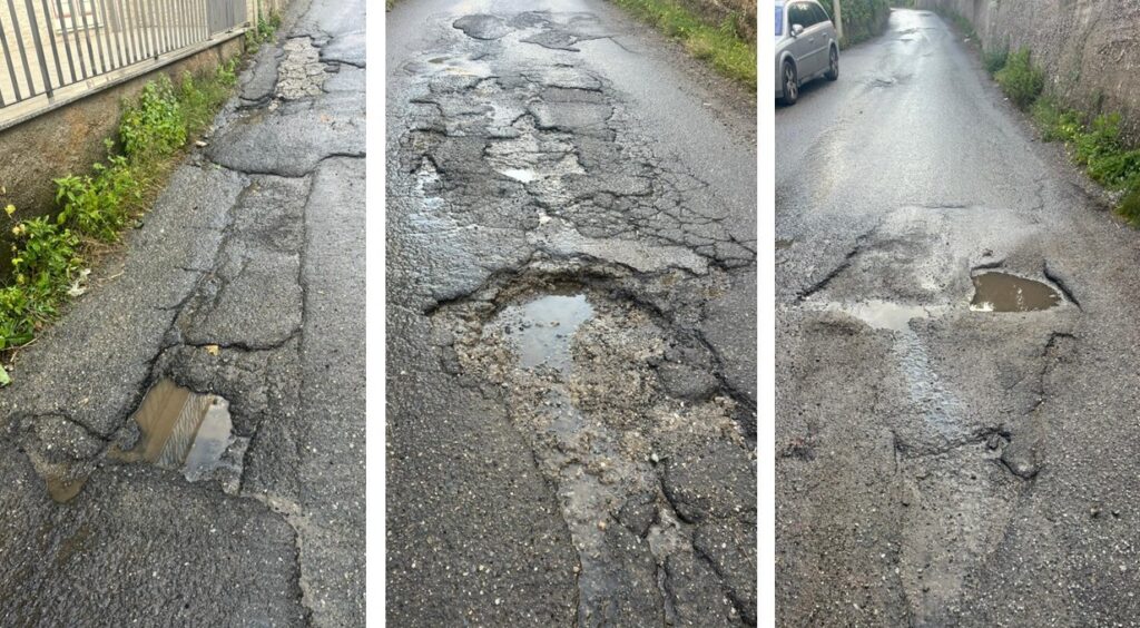 strade colabrodo e perdite idriche curduma e paterriti