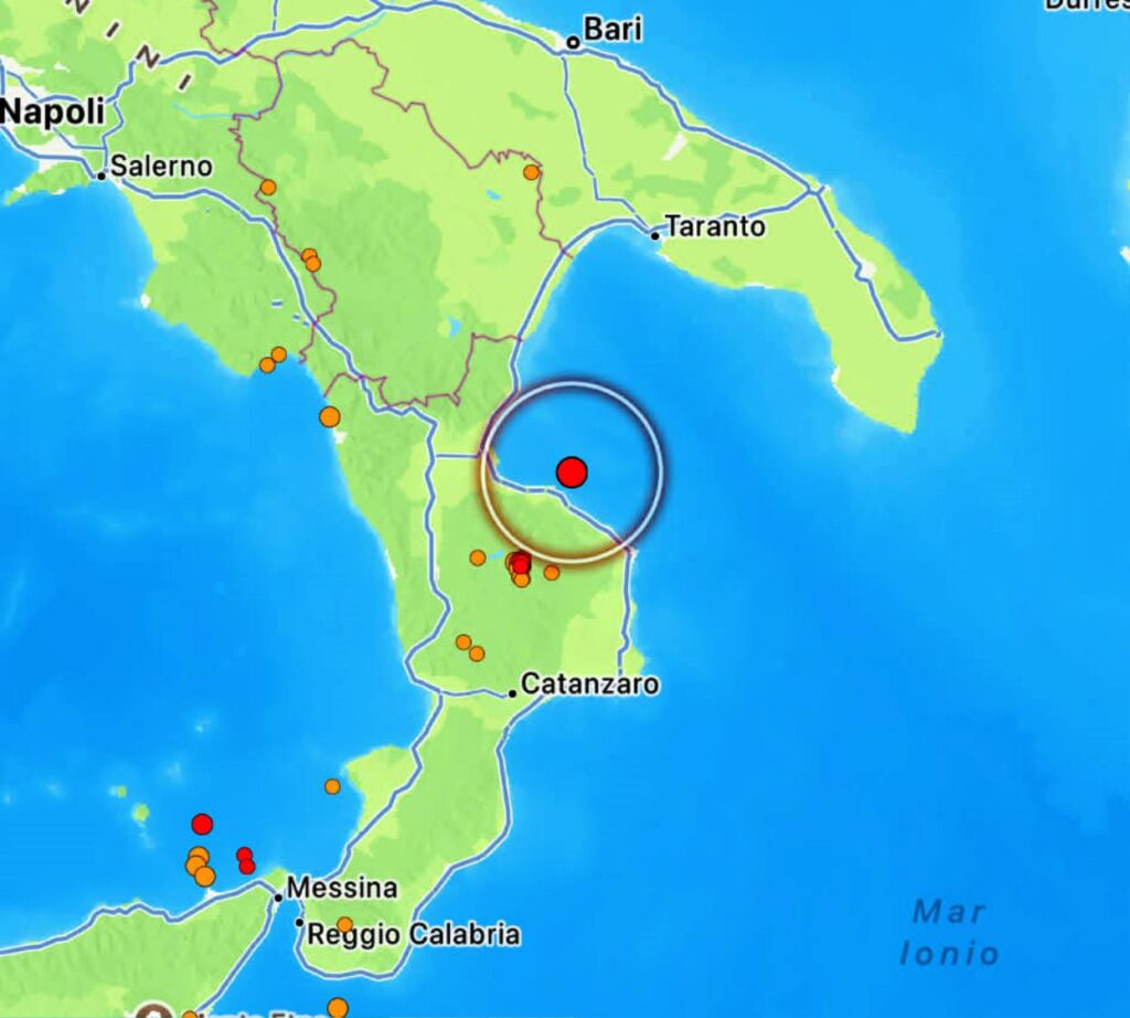 terremoto cosenza