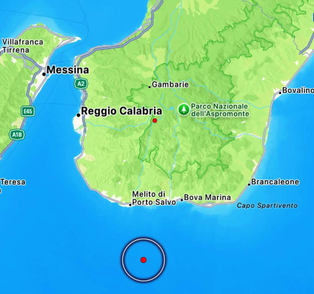 terremoto melito porto salvo