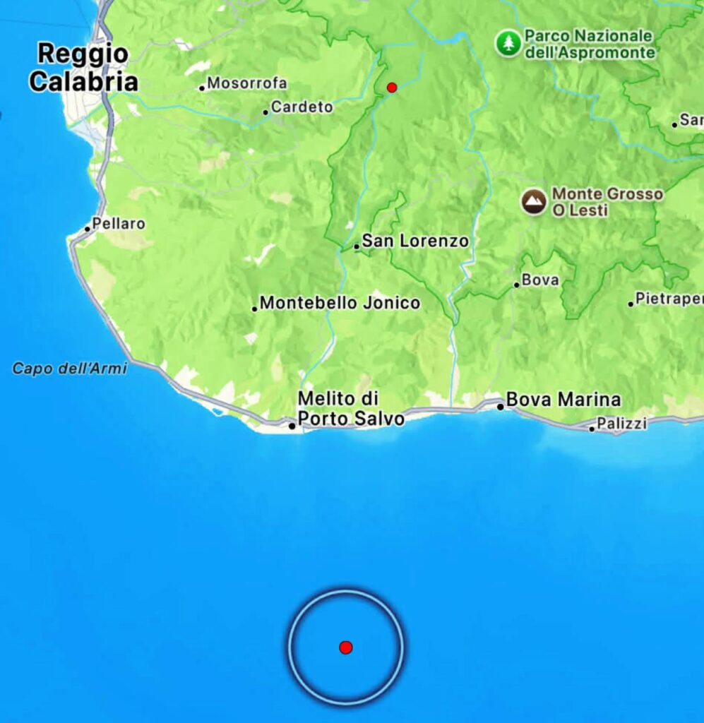 terremoto melito porto salvo