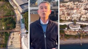 video di massimo canale con il drone sul lido comunale