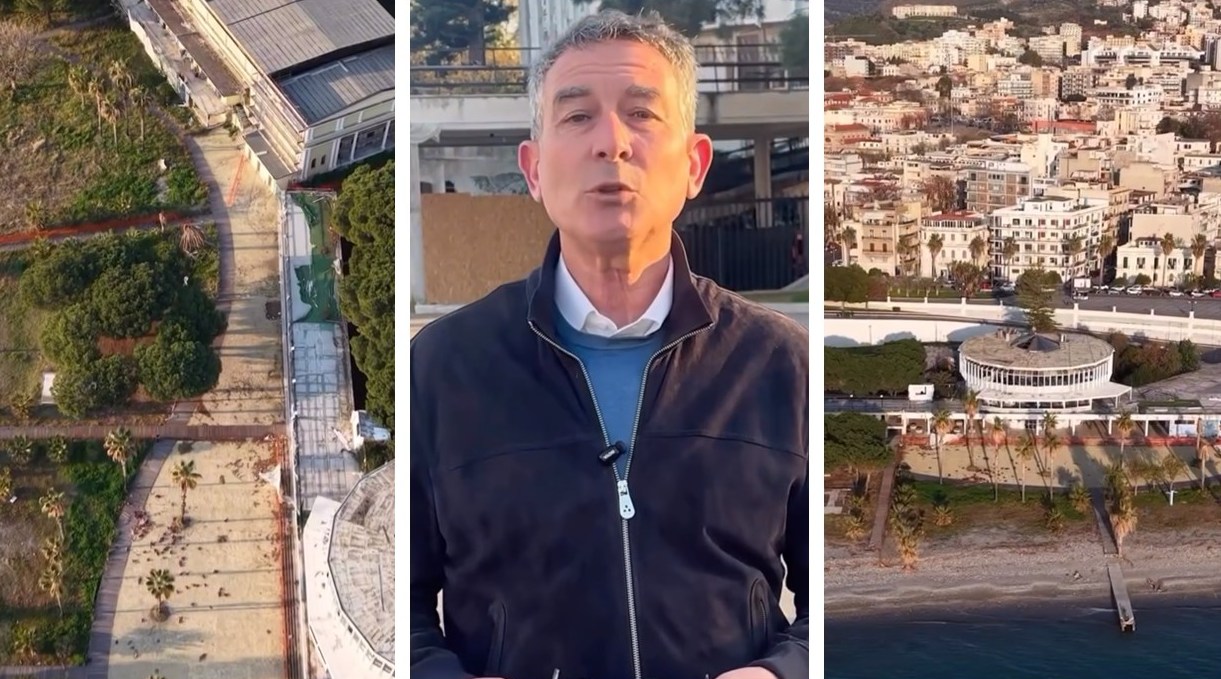 video di massimo canale con il drone sul lido comunale