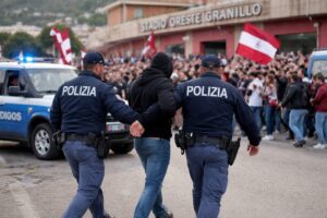 Arresto polizia stadio