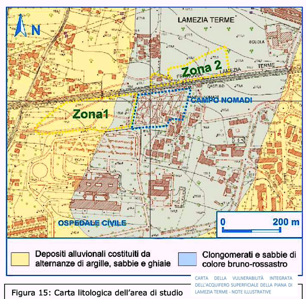 AREA OSPEDALE - CAMPO ROM CON TERRENI PERMEABILI