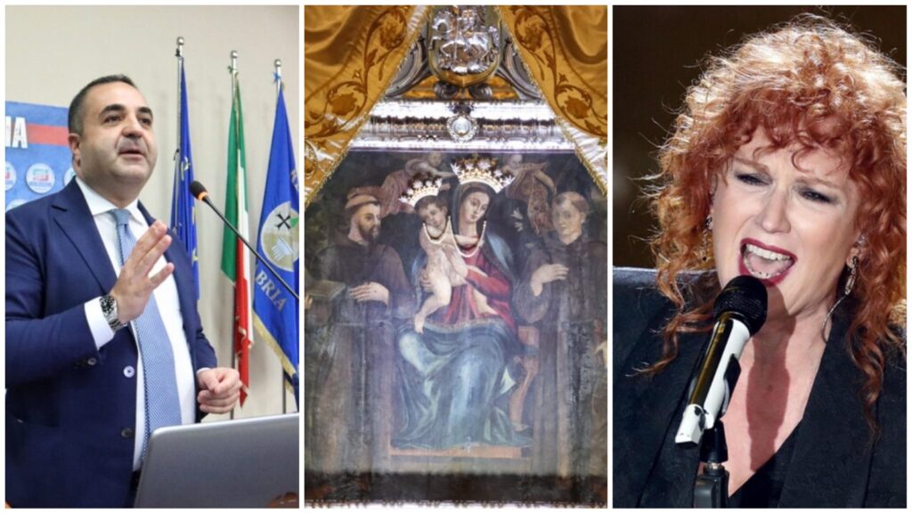 Cannizzaro Fiorella Mannoia e la Madonna