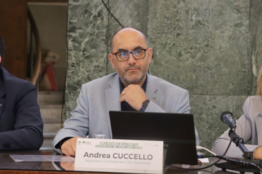 Convegno Area integrata dello Stretto alla Camera di Commercio di Messina Andrea Cuccello