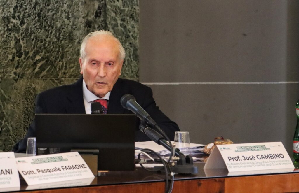 Convegno Area integrata dello Stretto alla Camera di Commercio di Messina José Gambino