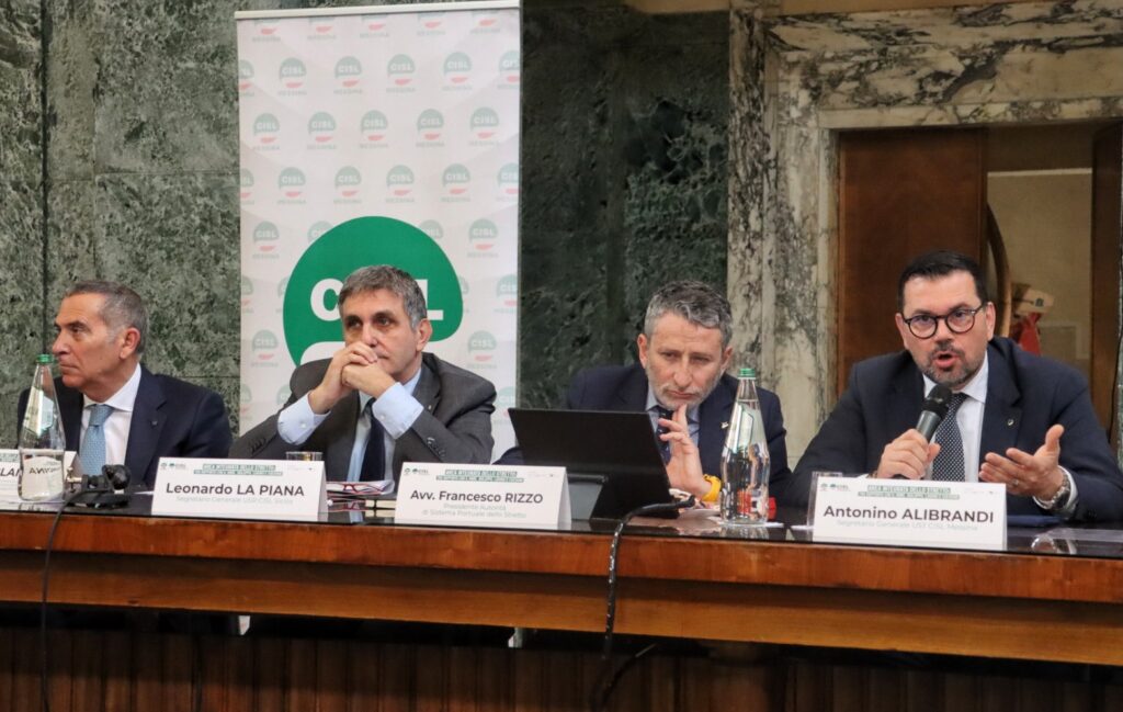 Convegno Area integrata dello Stretto alla Camera di Commercio di Messina