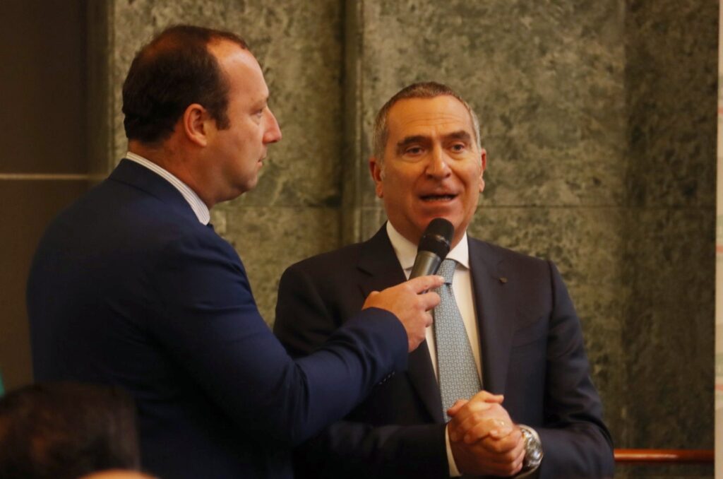 Convegno Area integrata dello Stretto alla Camera di Commercio di Messina Ivo Blandina