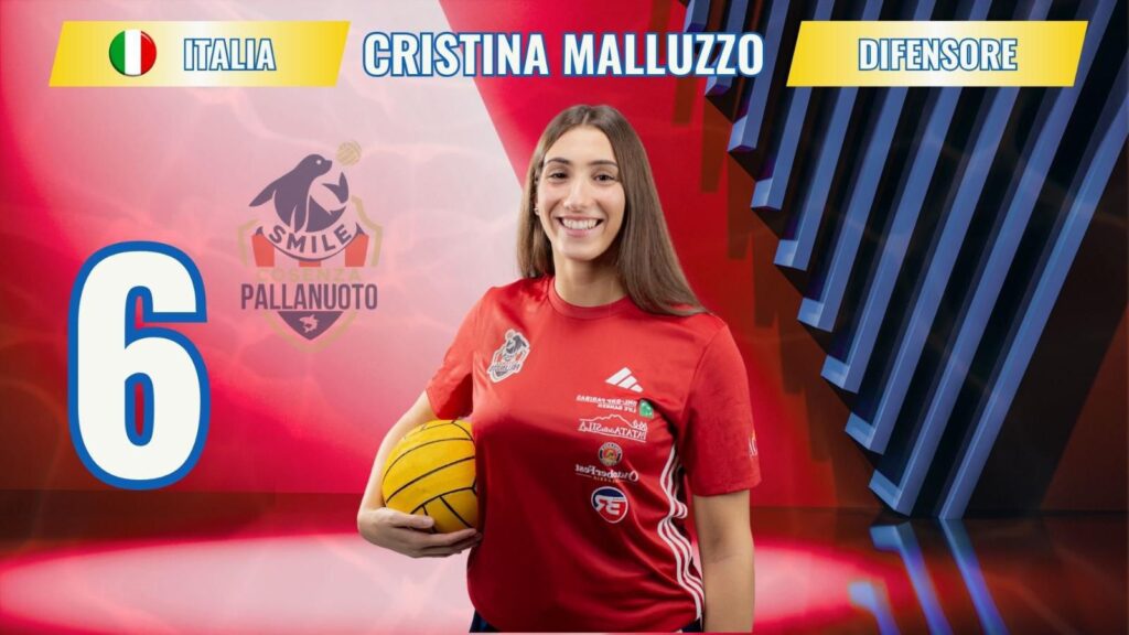 Nel Setterosa di pallanuoto c’è un pezzo di Calabria: convocata Cristina Malluzzo della Smile Cosenza