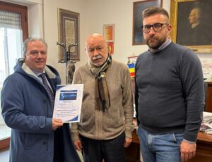 Da sinistra Il Presidente Emilio De Rango - Il Sindaco Salvatore De Maio - l'RTD Antonio D'ambrosio