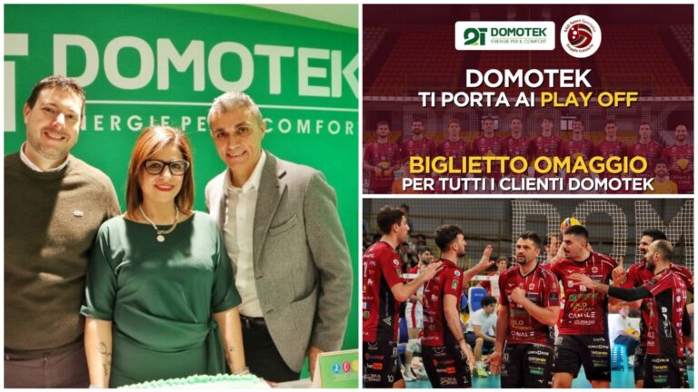 Domotek biglietto Playoff in regalo clienti
