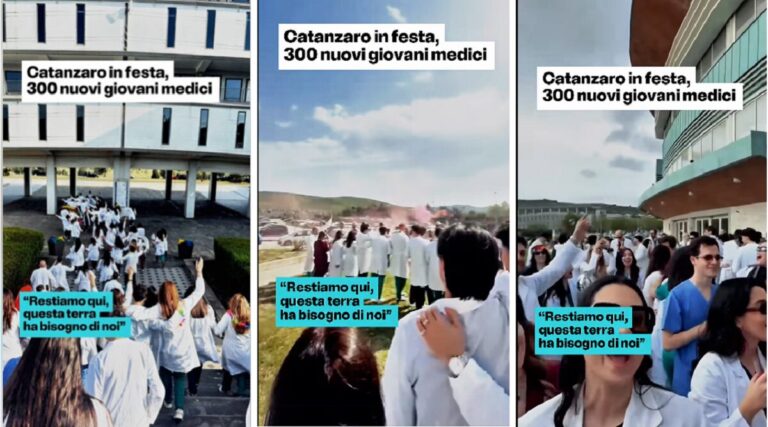 Catanzaro, è festa per i 300 neolaureati in Medicina. Occhiuto: “il futuro della Calabria è già iniziato” | VIDEO