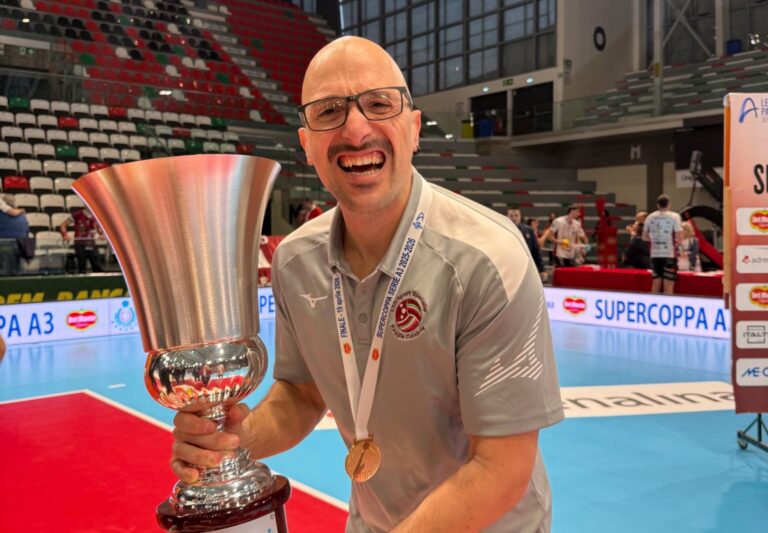 Francesco D’Ascoli cuore amaranto: confermato fisioterapista della Domotek Volley