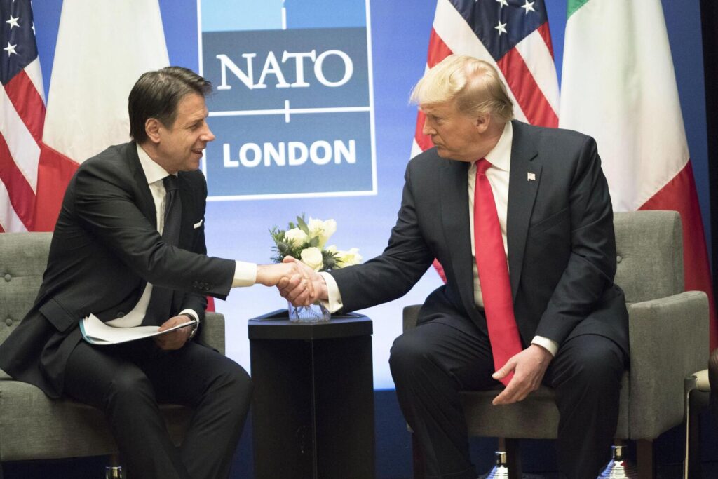 Giuseppe Conte e Donald Trump