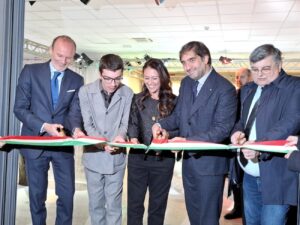 Giusy Versace inaugurazione mostra Automobile Club d'Italia