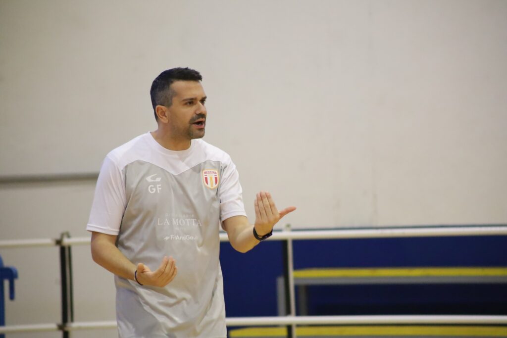 Il tecnico Giuseppe Fiorenza (MESSINA FUTSAL)
