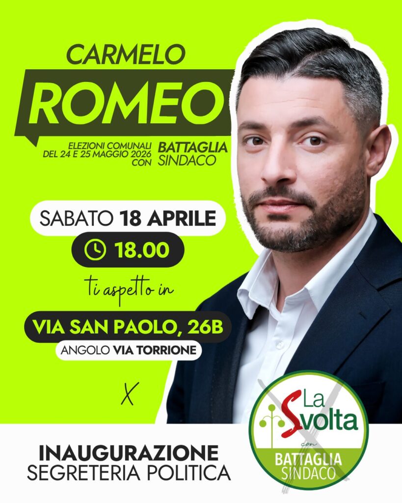 Inaugurazione_Segreteria_Carmelo_Romeo
