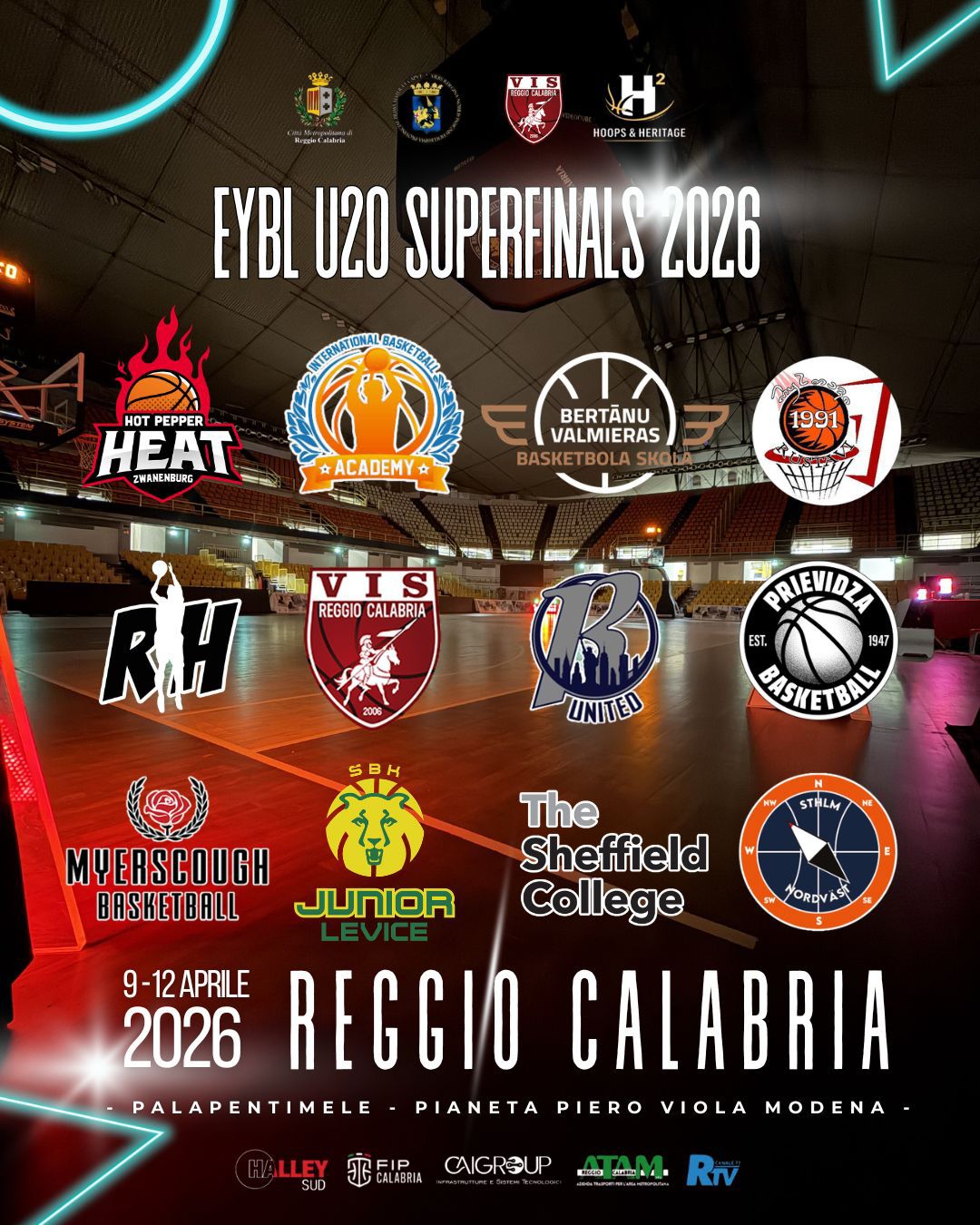Locandina EYBL squadre