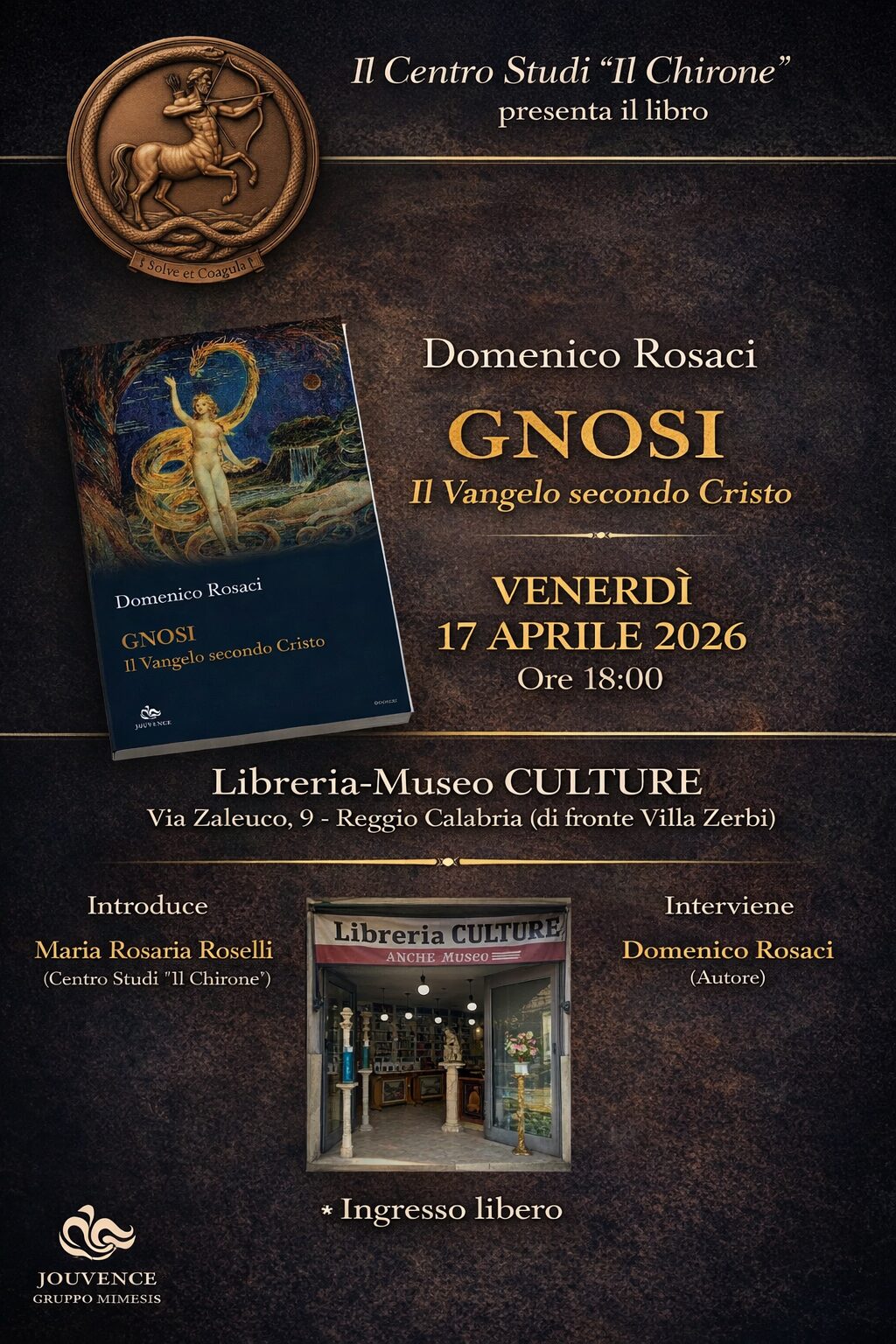 Locandina Gnosi il Vangelo secondo Cristo