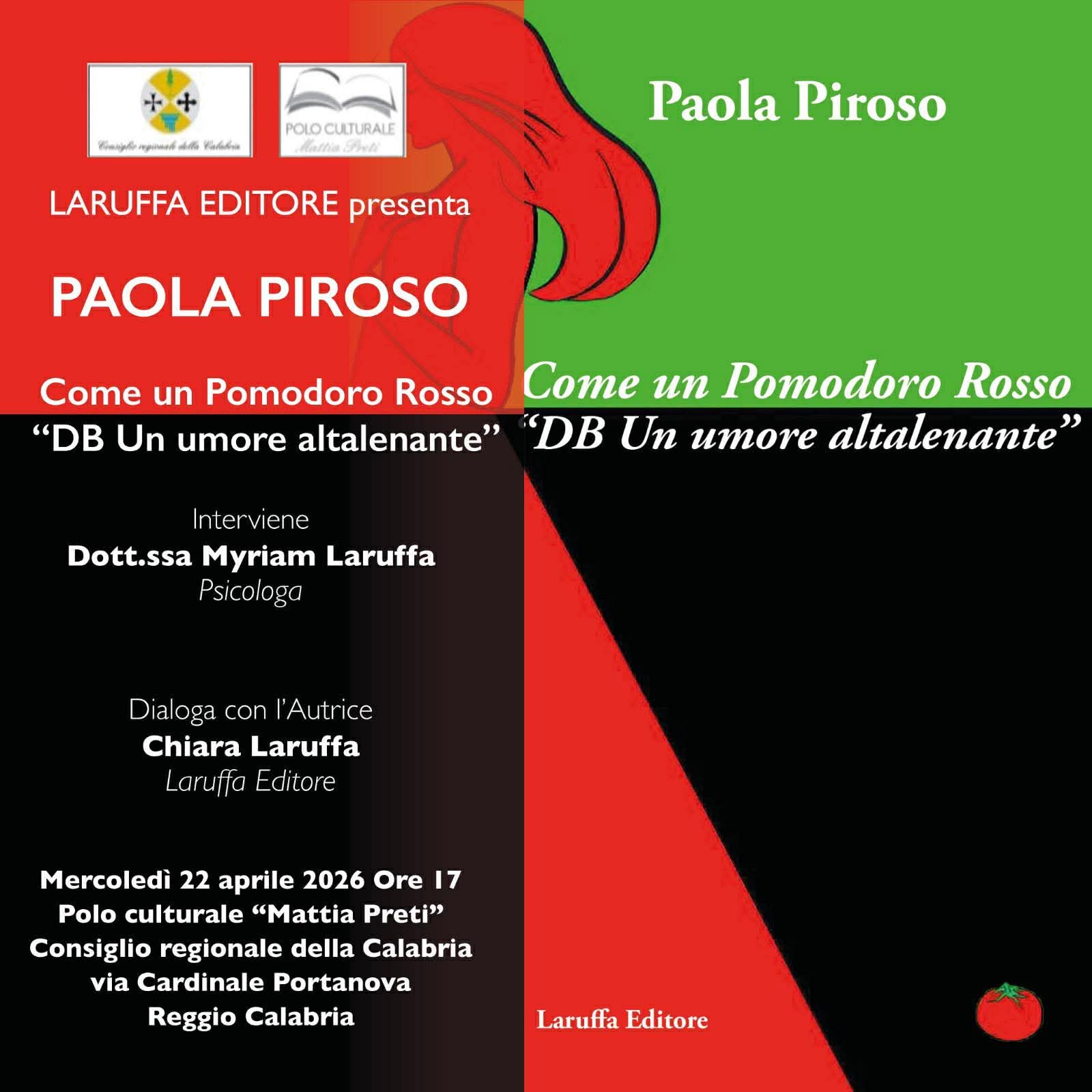 Locandina incontro Paola Piroso
