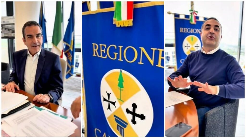 Occhiuto Gonfalone Regione Calabria e Cannizzaro