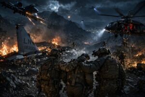 Operazione militare USA salvataggio equipaggio